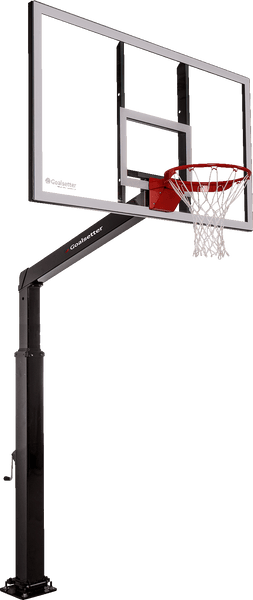 EXIT Polestar Adjustable Basketball Hoop - On Wheels - Green/Black - with  Dark Ring: : Sports & Outdoors